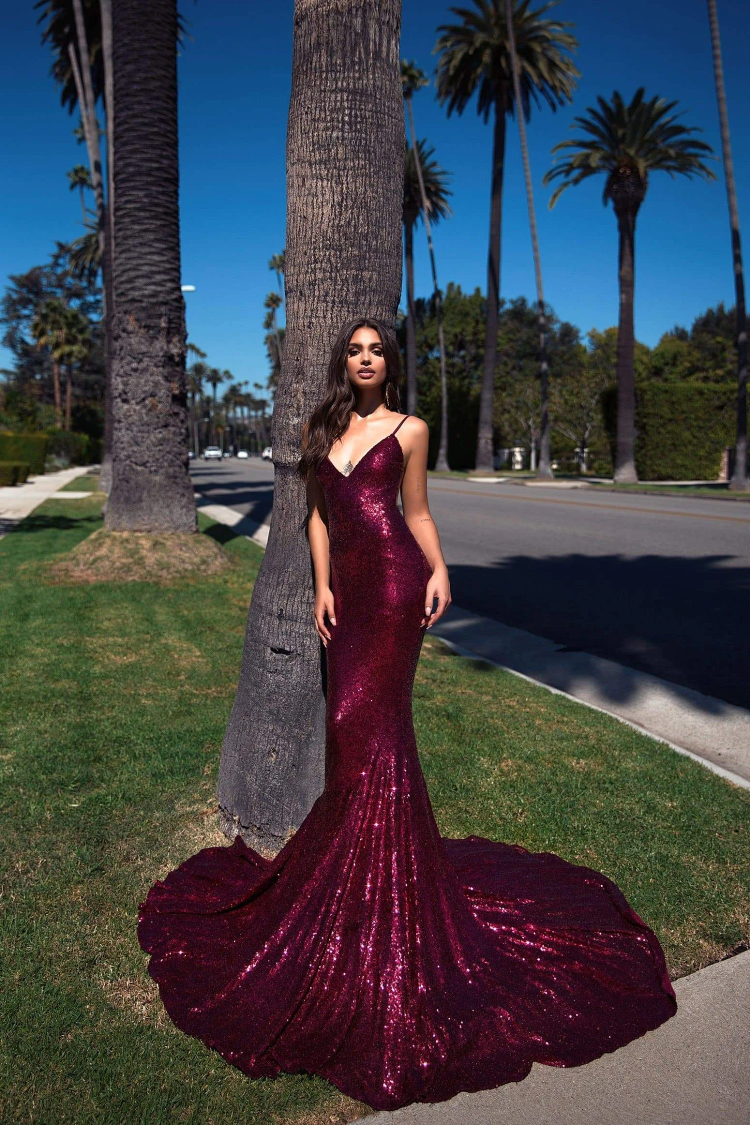 Yassmine Luxe - Burgundy 3 Yassmine Luxe - Burgundy